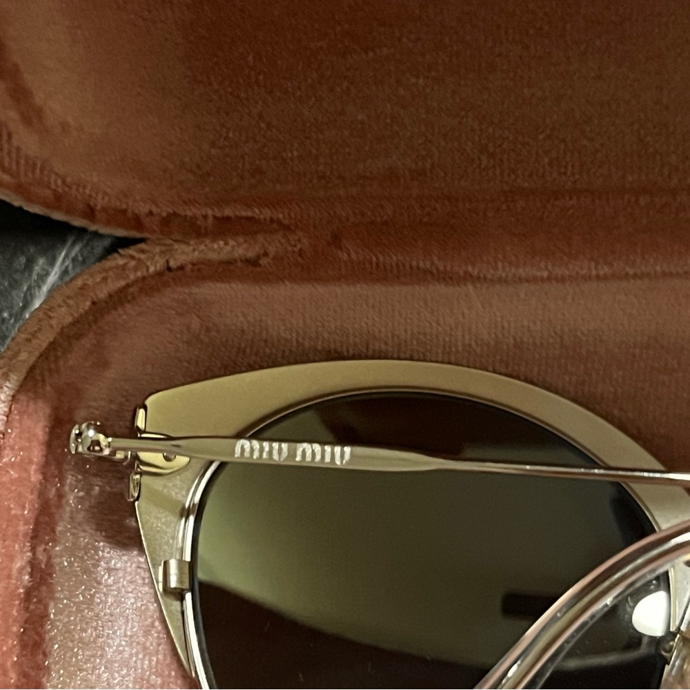Miu Miu Mirrored Sunglasses - image 3